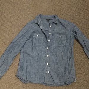 JCrew Dark Chambray Button Down